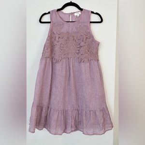 Umgee-Size small (S) lilac dress with lace detail